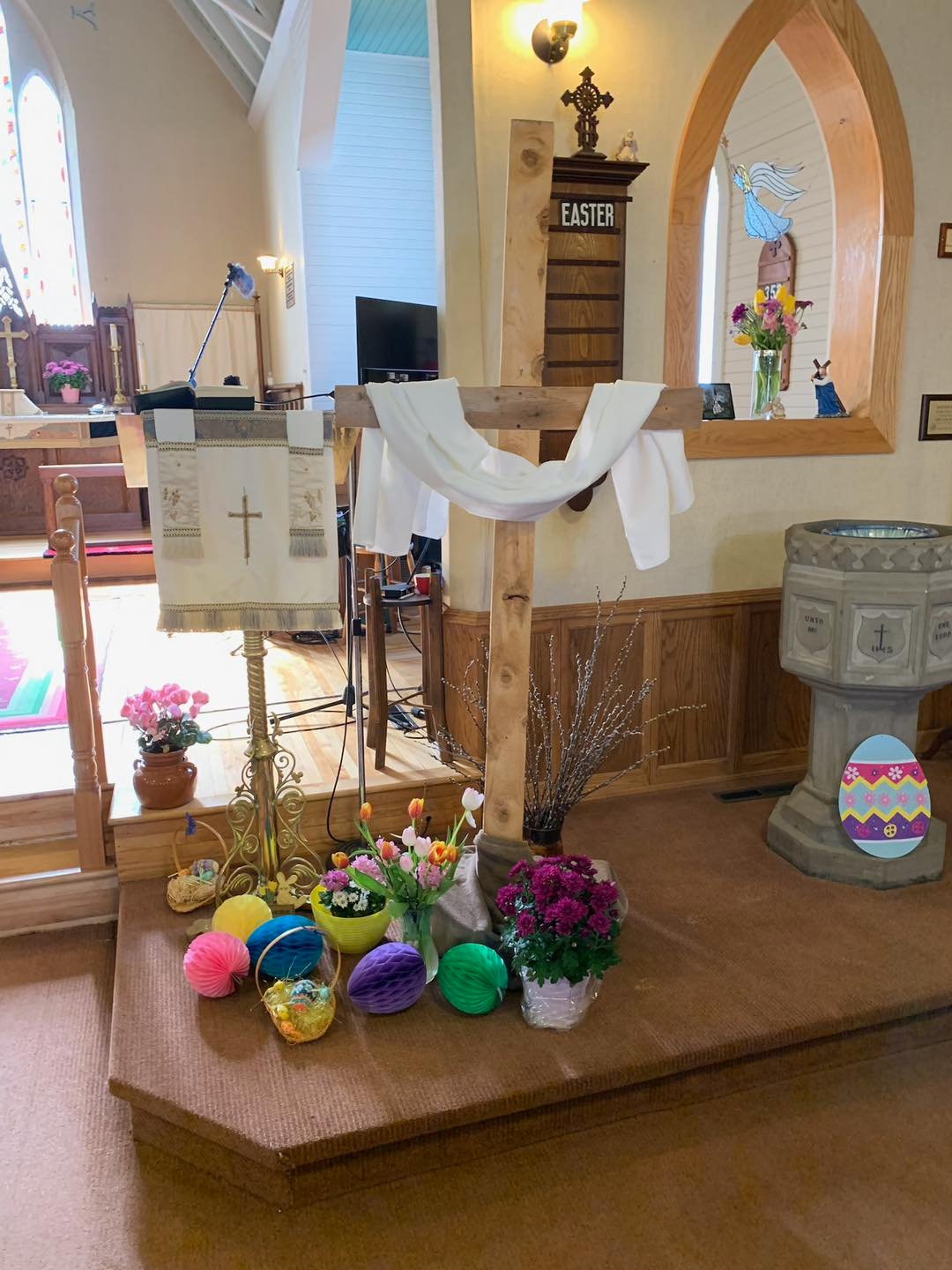 Easter Sunday, April 9th, at St. Luke's and St. Mark's